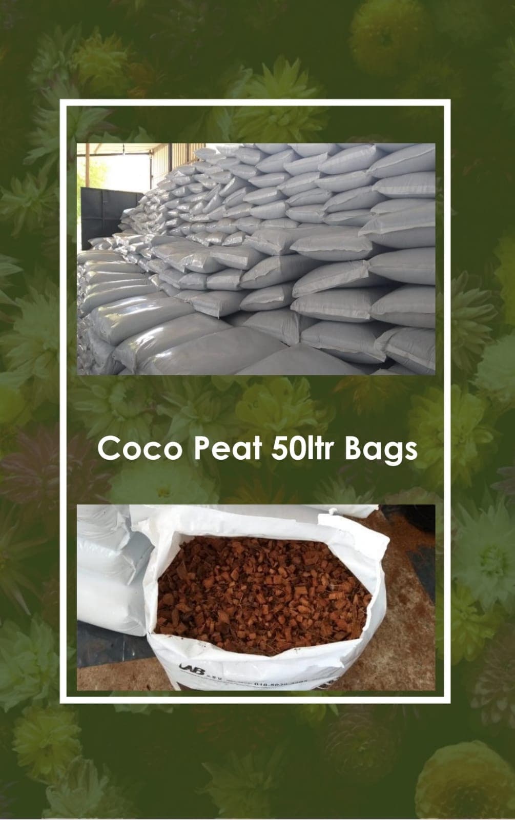 Coco Peat 50L Bulk Bags