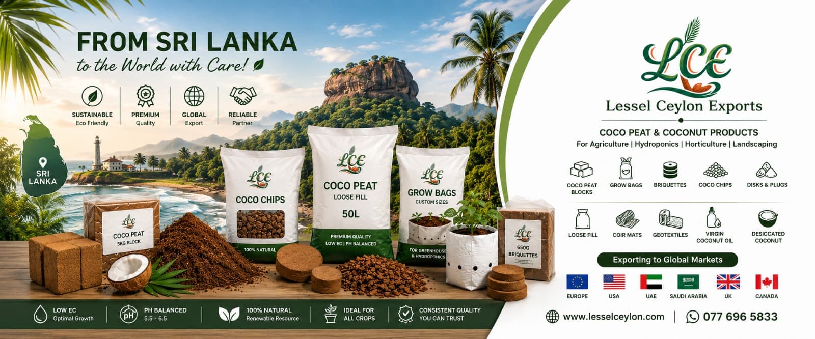 Serendib CocoGrow — from Sri Lanka to the world