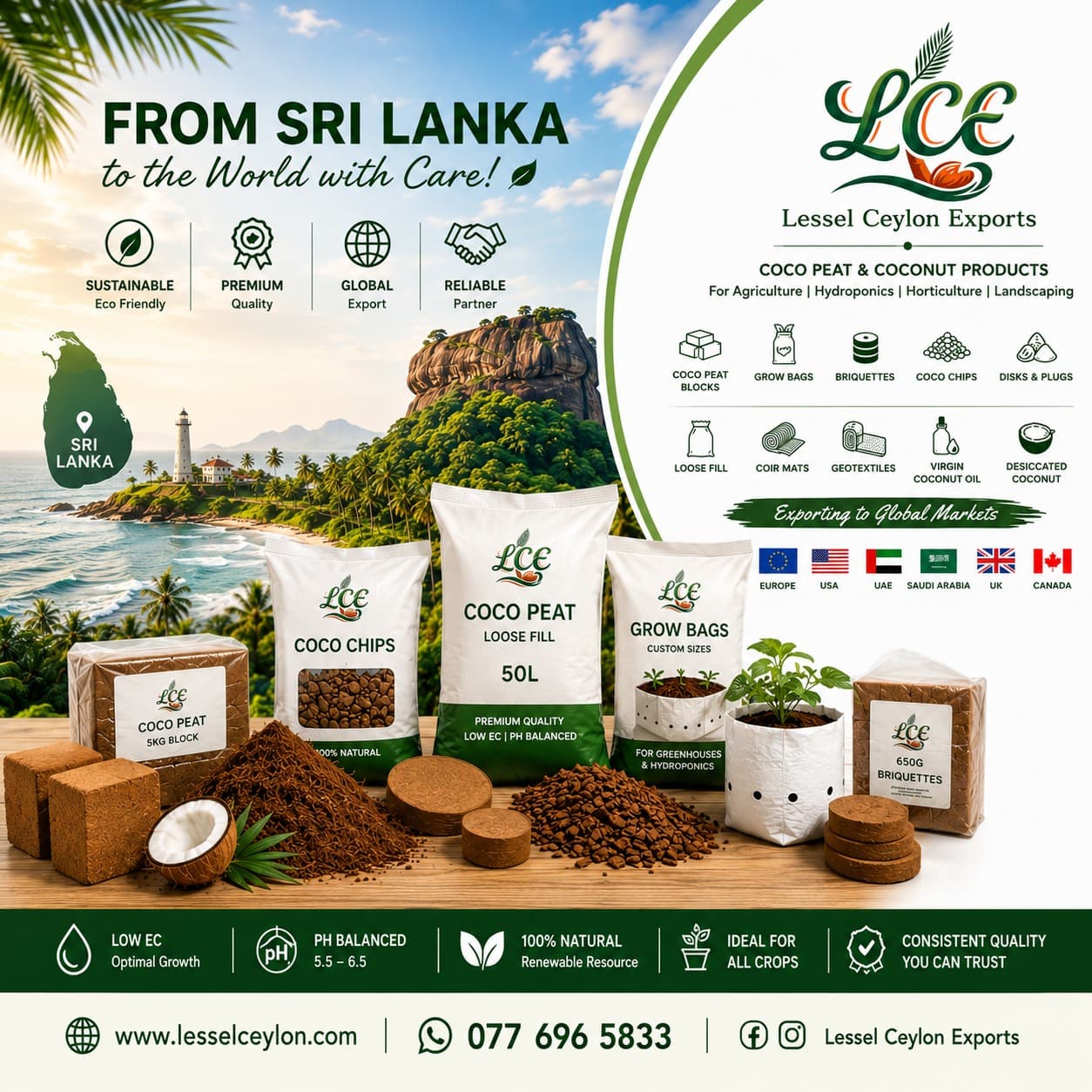 Sri Lanka, the island of coconut
